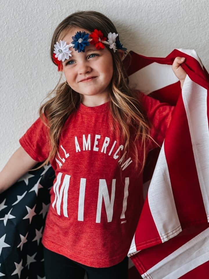 Kids' Classic Short-Sleeve All American Mini Graphic Tee