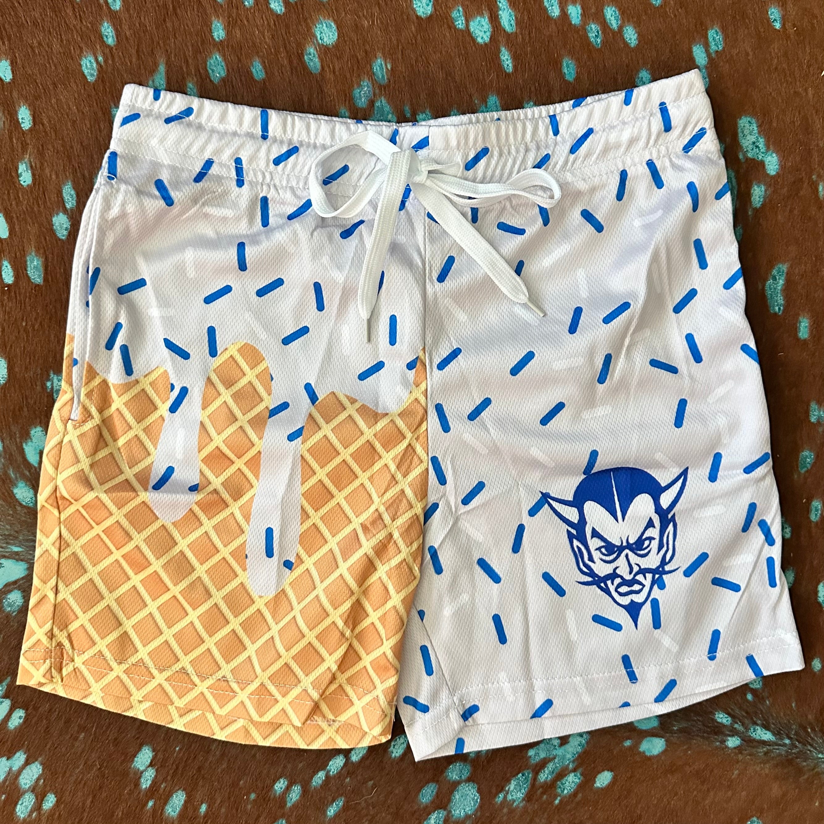 Custom Ice Cream Drip Shorts