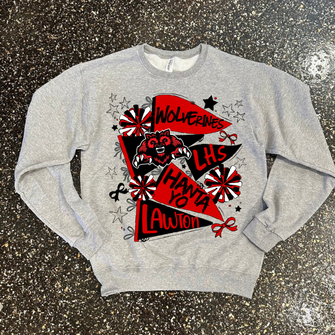 Custom Pennant Spirit Sweatshirt