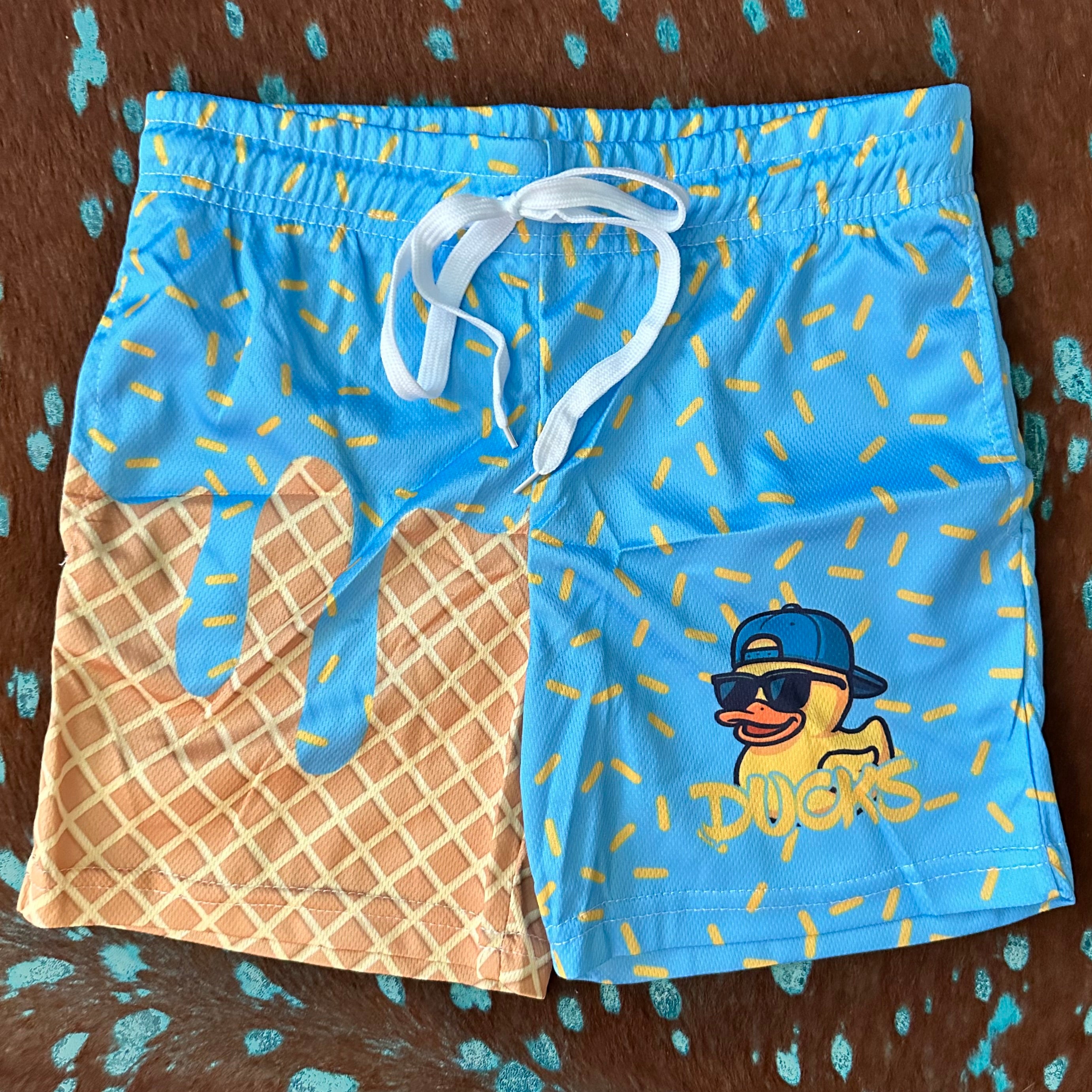 Custom Ice Cream Drip Shorts
