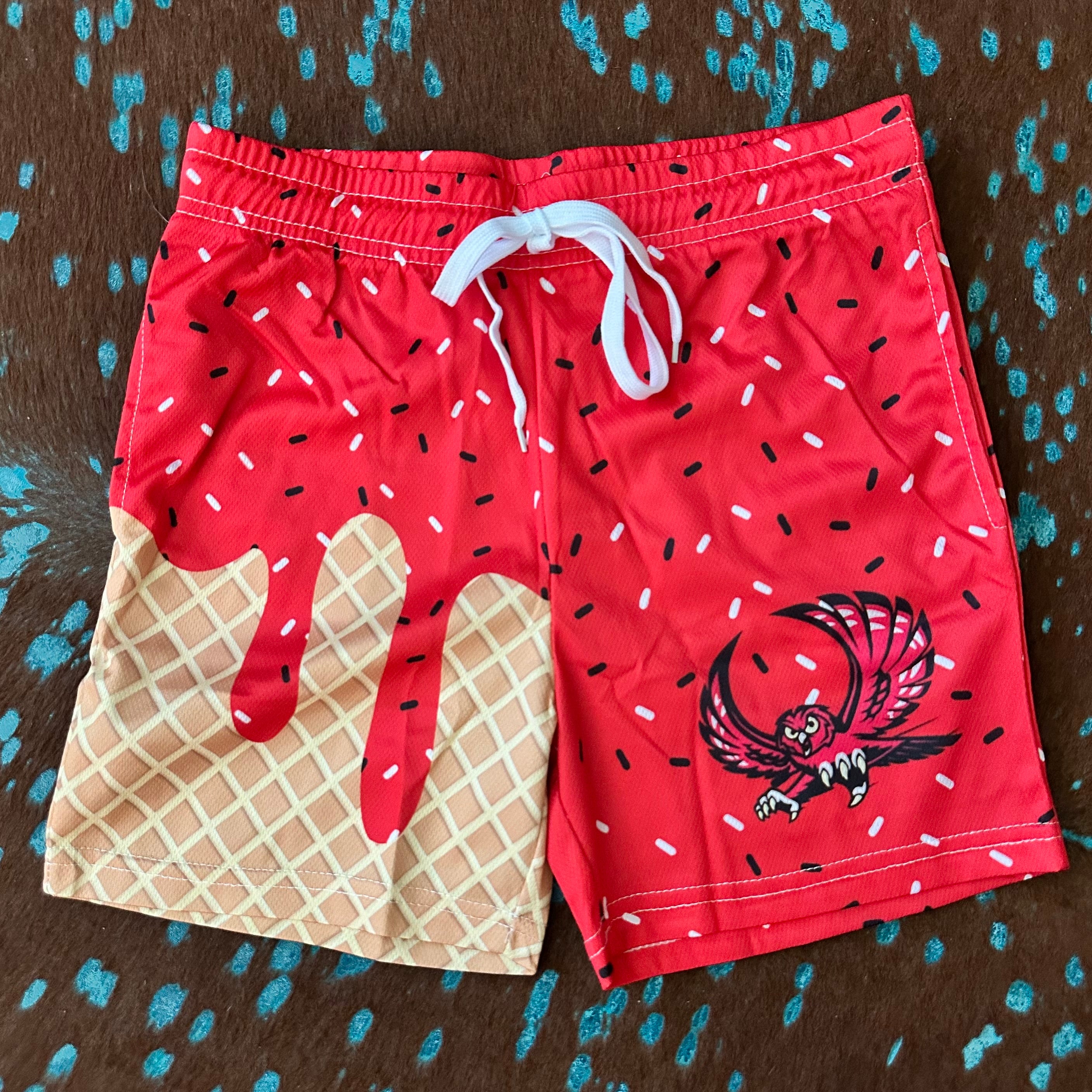 Custom Ice Cream Drip Shorts