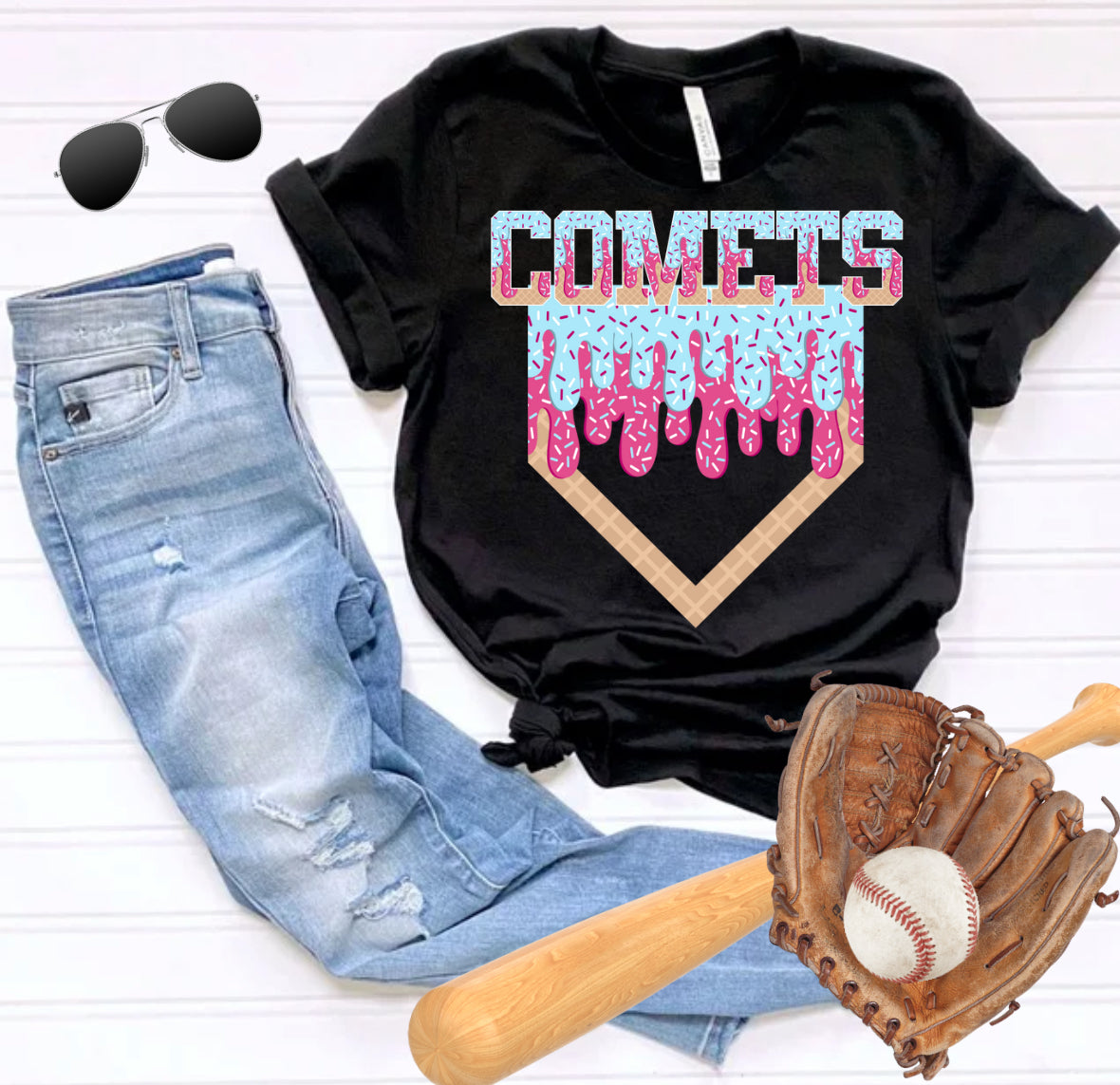 Ice Cream Drip Spirit Tee