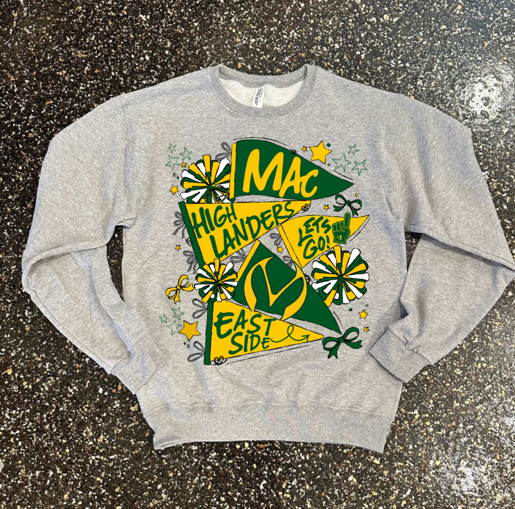 Custom Pennant Spirit Sweatshirt