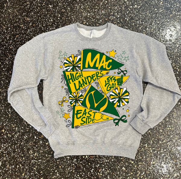 Custom Pennant Spirit Sweatshirt
