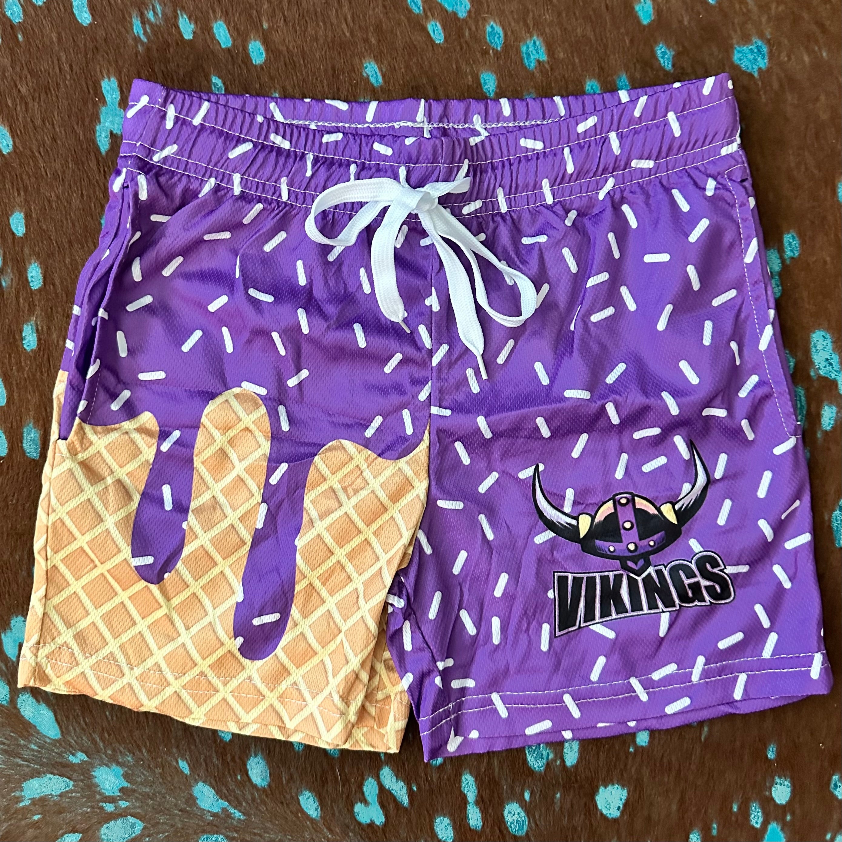 Custom Ice Cream Drip Shorts