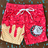 Custom Ice Cream Drip Shorts