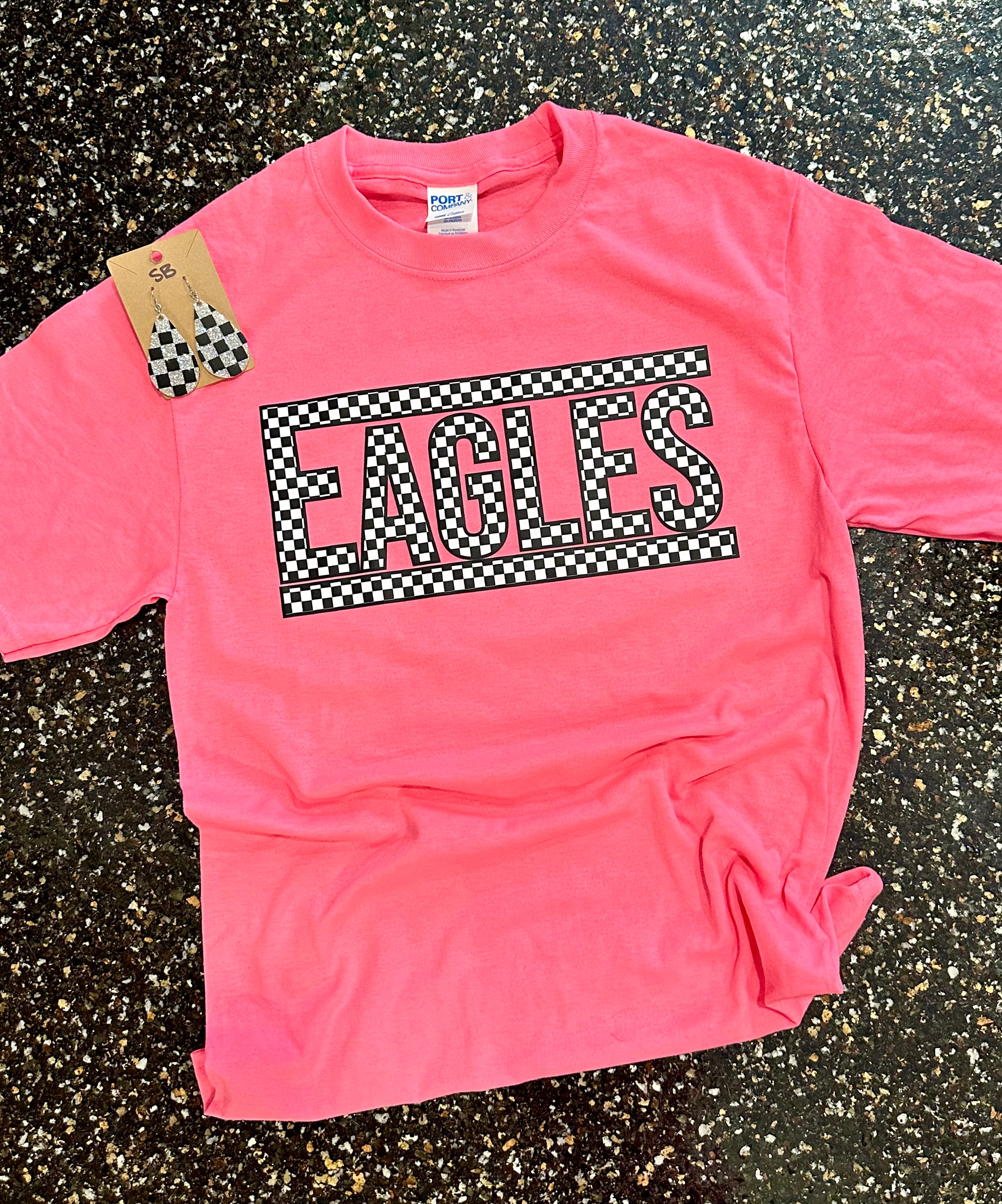 Custom Checker Mascot Tee