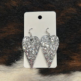 Acrylic Glitter Custom Design Earrings