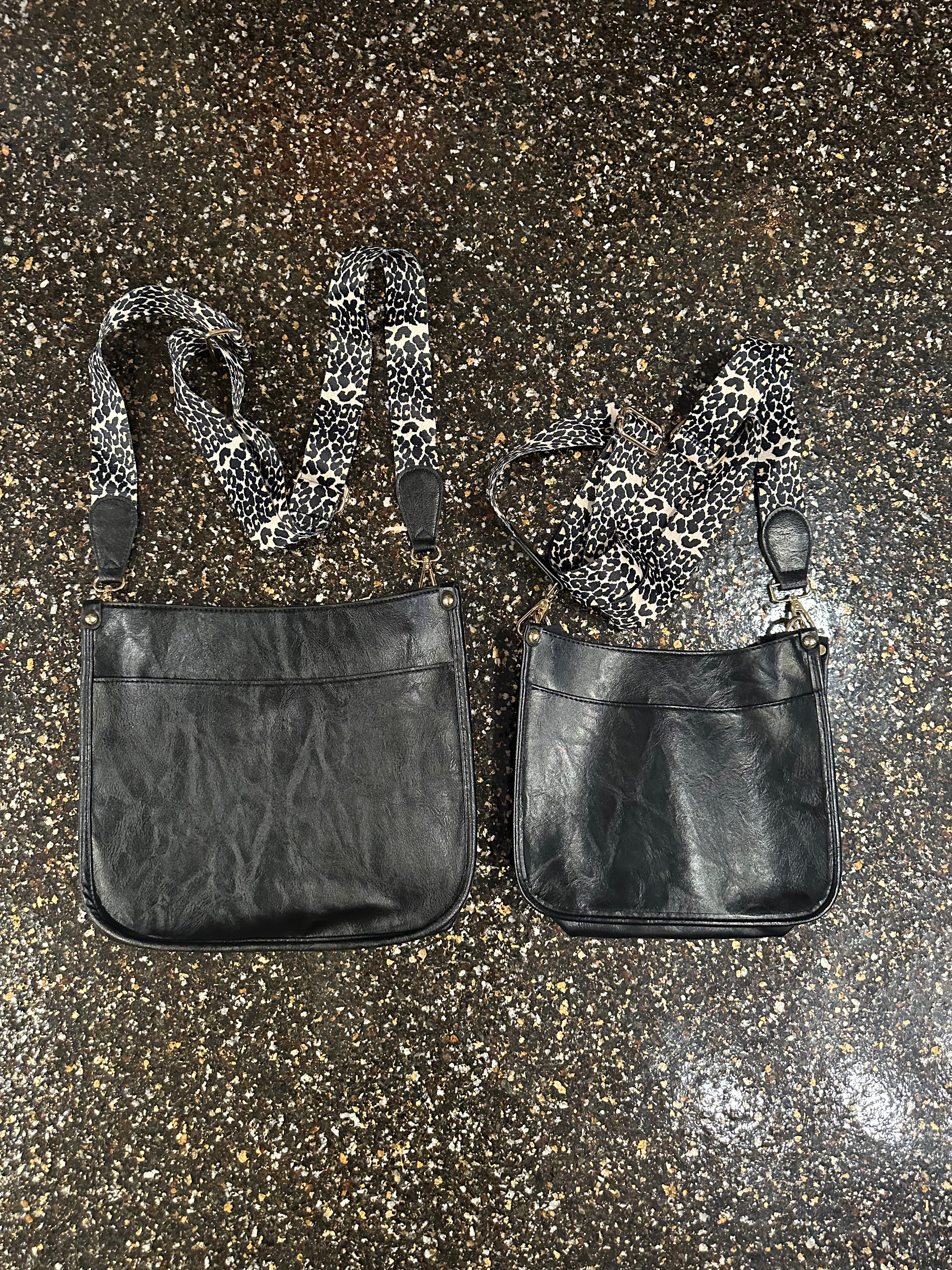 Josie Crossbody with leopard strap