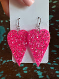 Acrylic Glitter Custom Design Earrings