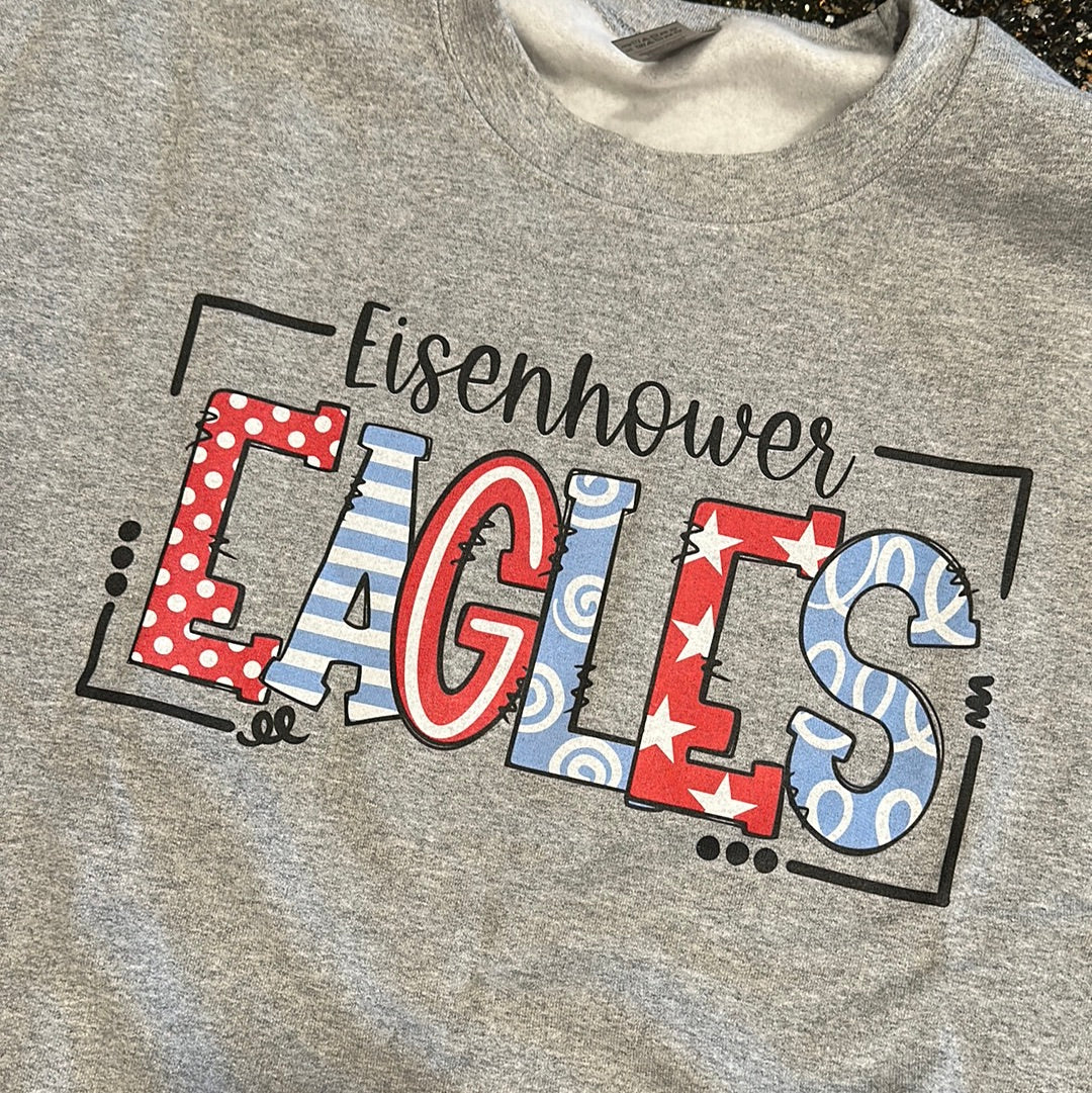 Eisenhower Eagles Sweatshirt (You Select School)