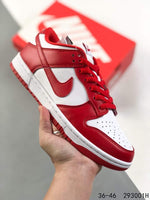 Red and White Sneakers