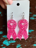 Acrylic Glitter Custom Design Earrings