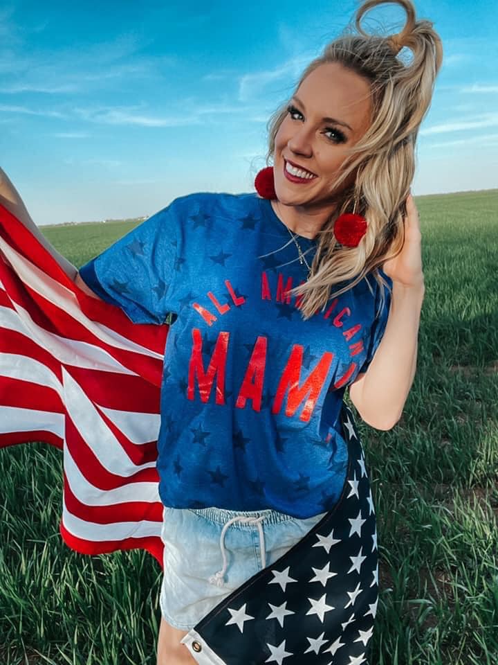 All American Mama and Mini Tee : TH001