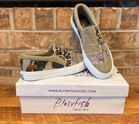 Blowfish Maddox Leopard Canvas Sneakers