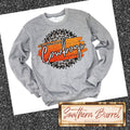 Orange Cowboys Glitter Spirit Sweatshirt