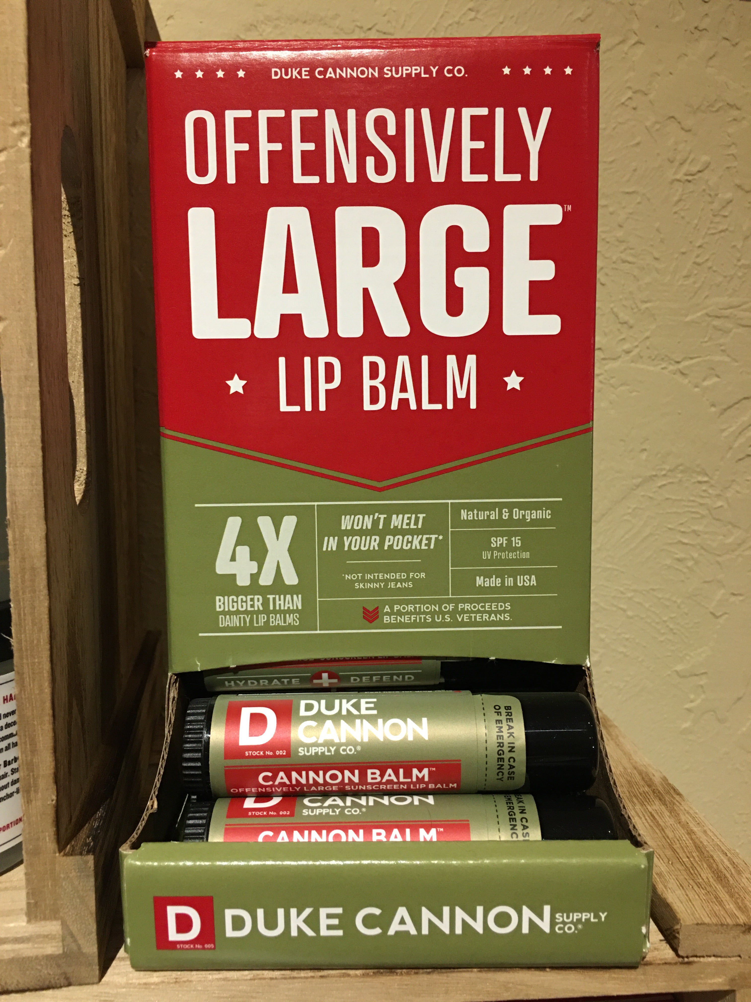 Offensively Large Lip Balm