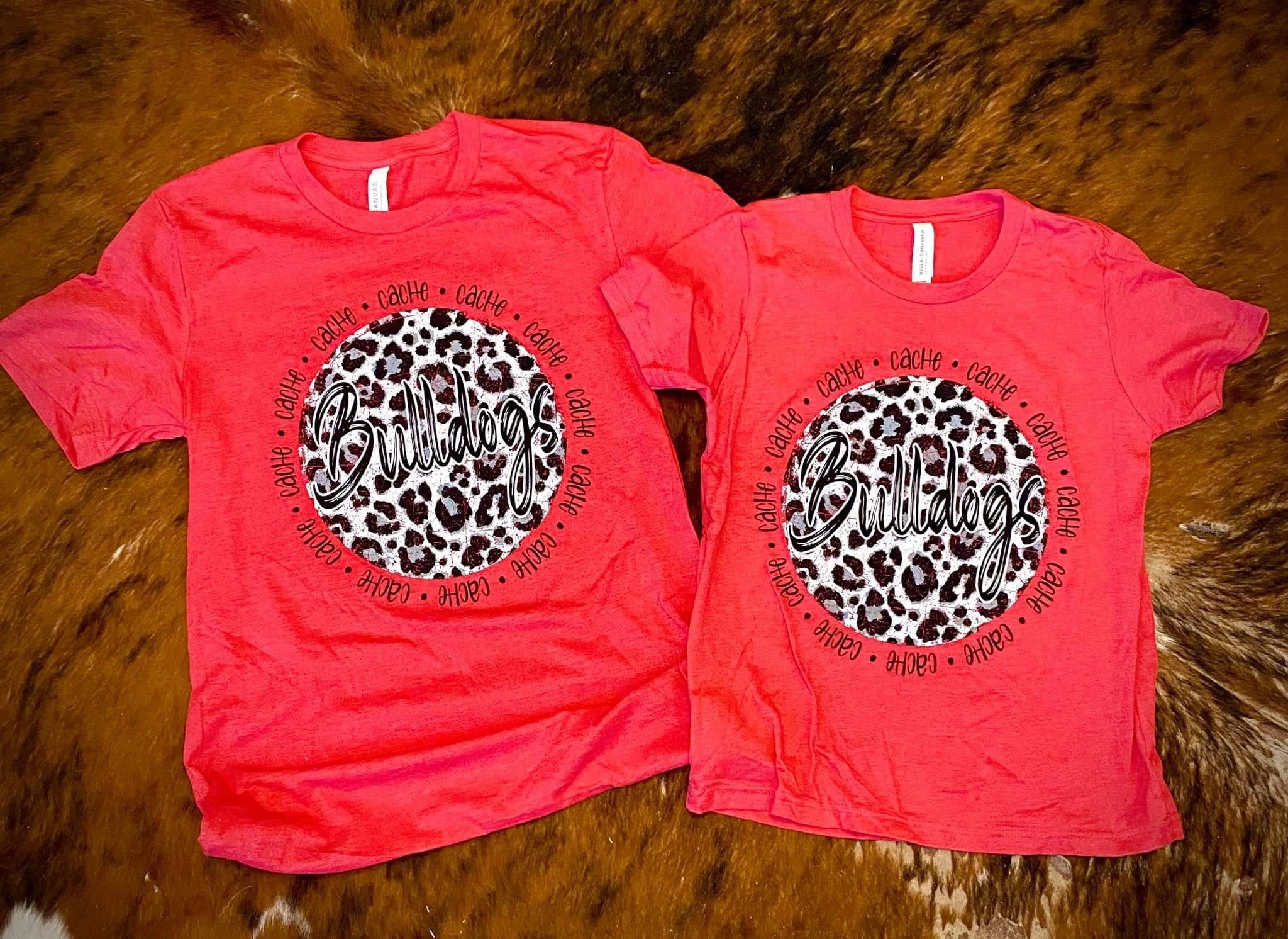 Cache Bulldogs Snow Leopard Shirts